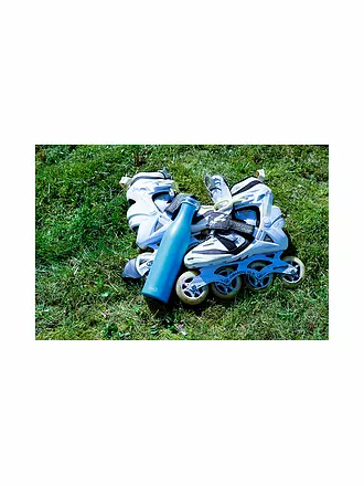 LURCH | Botella isotérmica - Termo de acero inoxidable 0,75 l Antracita-Met. | blau